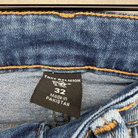 True Religion Women’s Stella Light Blue Skinny Jeans Size 32 - Picture 8 of 16